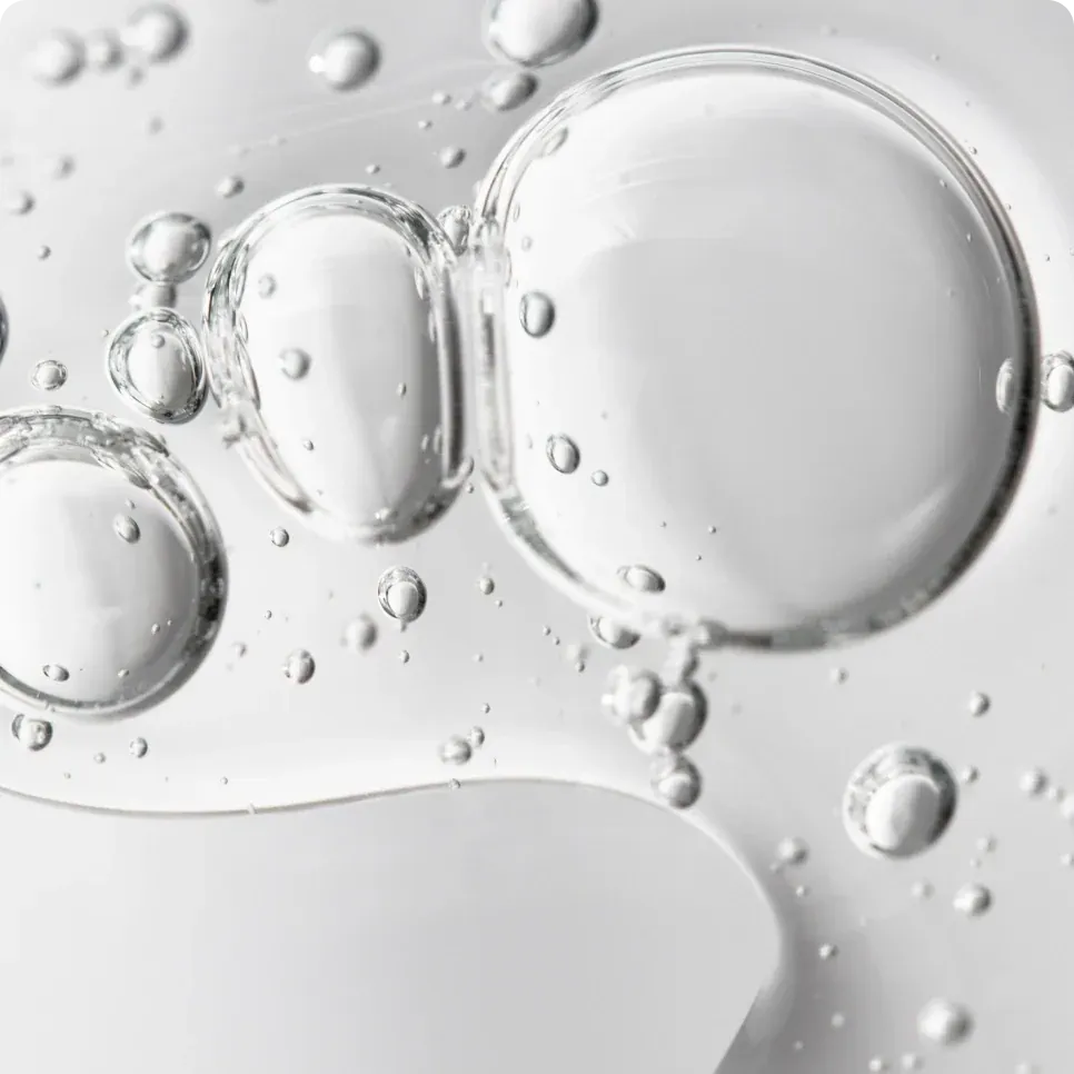 Hyaluronic Acid — ingredient texture close-up