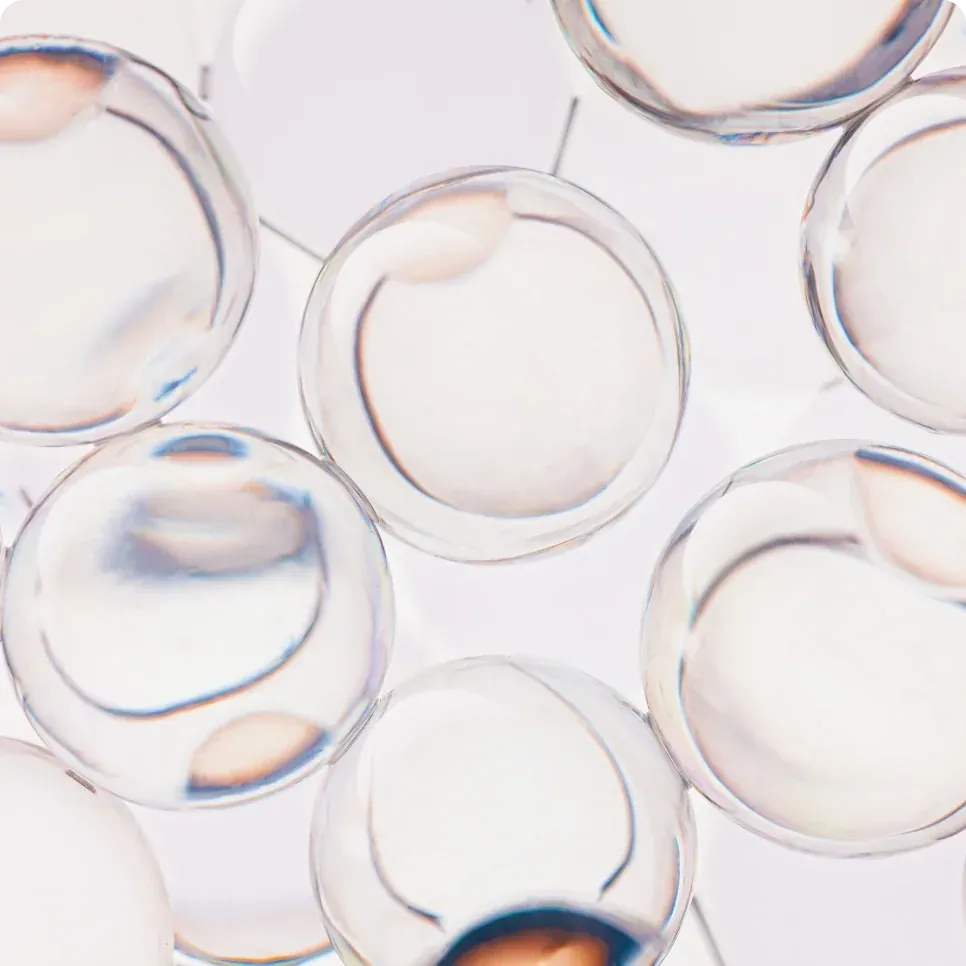 Peptides — ingredient texture close-up